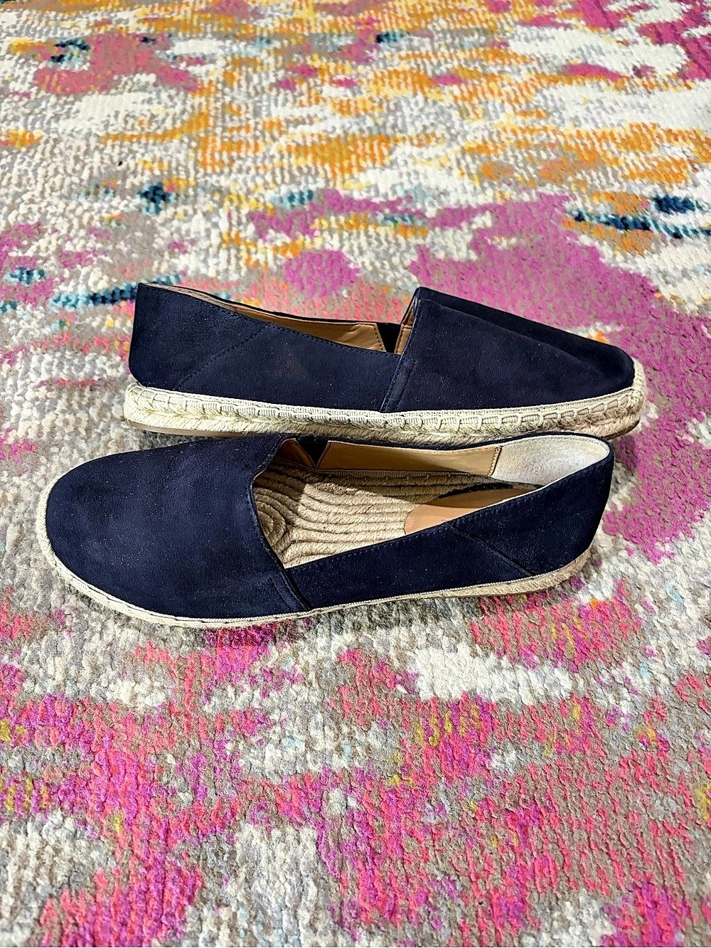 Banana Republic Navy Espadrille Flats